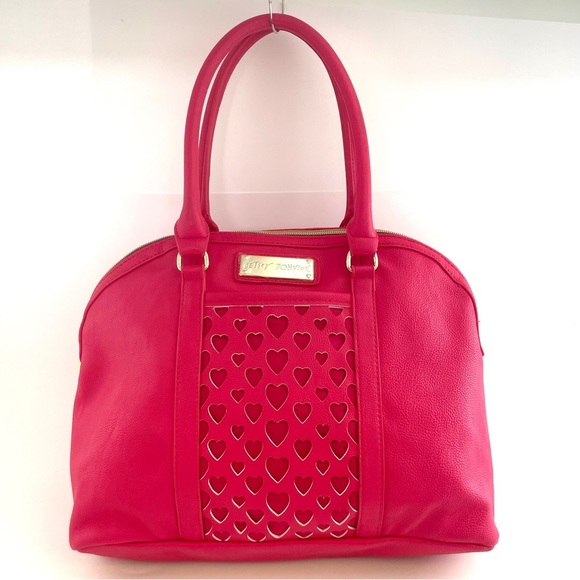 Betsey Johnson Pink Dome Tote - Picture 1 of 12